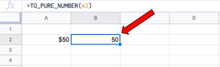 Hướng dẫn cách chuyển văn bản thành số trong Google Sheets